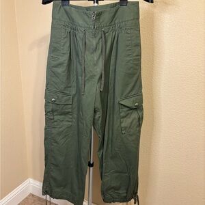 Venus Olive Green High Rise Cargo Jogger Pants Size 12